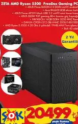ASUS ZETA AMD RYZEN 5500 FREEDOS GAMİNG PC/OYUN BİLGİSAYARI